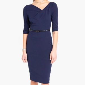 Black Halo 3/4 Sleeve Jackie O Dress